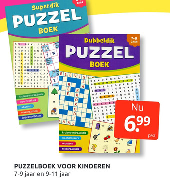 Boekenvoordeel Puzzelboek Voor Kinderen aanbieding