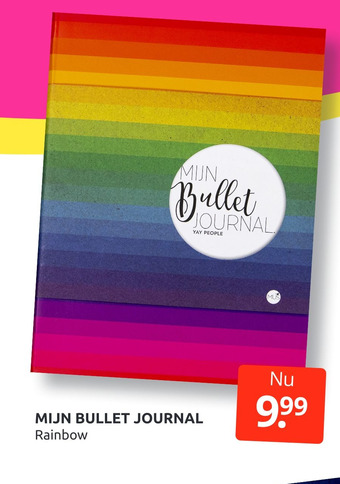 Boekenvoordeel Mijn Bullet Journal Rainbow aanbieding