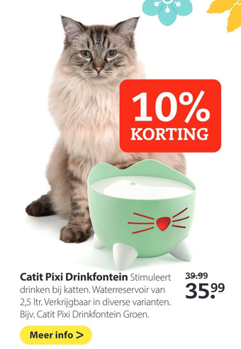 Boerenbond Catit Pixi Drinkfontein aanbieding