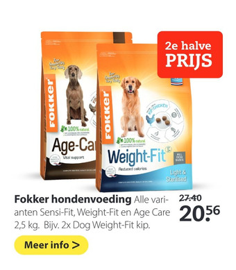 Boerenbond Fokker hondenvoeding aanbieding