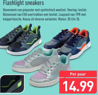 ALDI Flashlight sneakers aanbieding