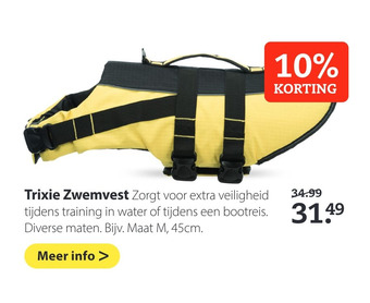 Boerenbond Trixie Zwemvest aanbieding