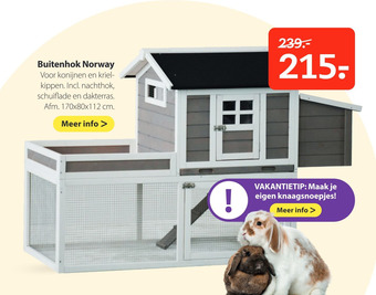 Boerenbond Buitenhok Norway aanbieding