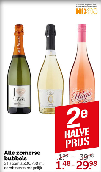 Coop Alle zomerse bubbels aanbieding