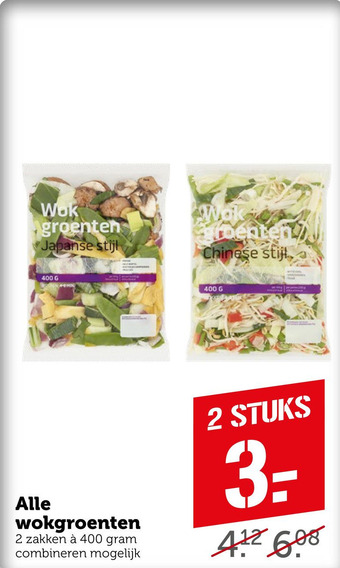 Coop Alle wokgroenten aanbieding