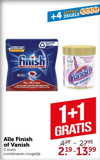 Coop Alle Finish of Vanish vanaf aanbieding