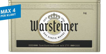 Coop Warsteiner pils aanbieding