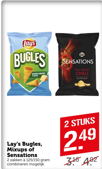 Coop Lay's Bugles, Mixups of Sensations aanbieding