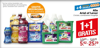 Coop Alle Ariel of Lenor aanbieding