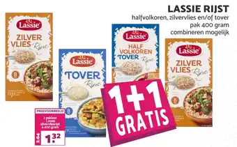 MCD Supermarkt Lassie rijst 400gram aanbieding