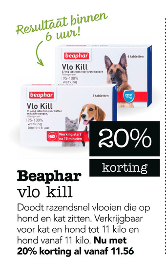 Dierspecialist Beaphar vlo kill vanaf aanbieding