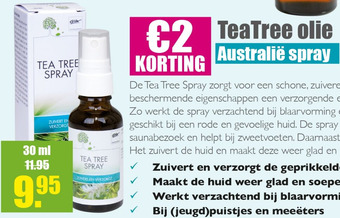 Gezond & Wel TeaTree olie aanbieding