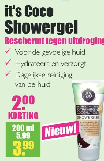 Gezond & Wel Showergel aanbieding