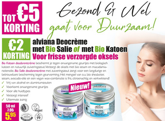 Gezond & Wel Alviana Deocrème aanbieding