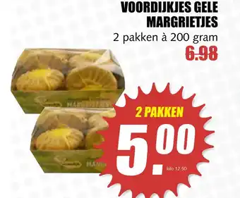 MCD Supermarkt Voordijkjes gele margrietjes 200gram aanbieding