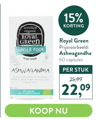 Holland & Barrett Royal Green aanbieding