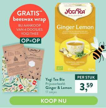 Holland & Barrett Yogi Tea Bio aanbieding