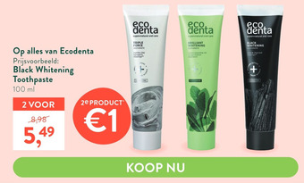 Holland & Barrett Op alles van Ecodenta aanbieding