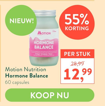 Holland & Barrett Motion Nutrition Hormone Balance aanbieding