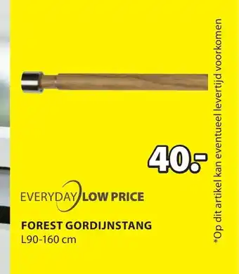 Jysk Forest Gordijnstang L90-160 cm aanbieding