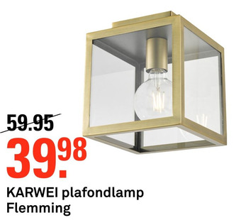 Karwei KARWEI plafondlamp Flemming aanbieding