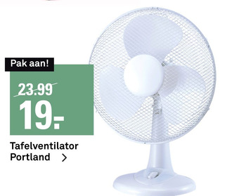 Karwei Tafelventilator Portland aanbieding