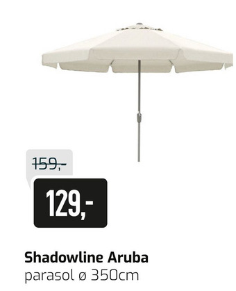 Kees Smit Shadowline Aruba parasol aanbieding