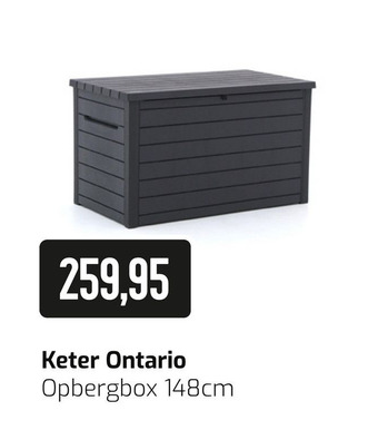 Kees Smit Keter Ontario Opbergbox aanbieding