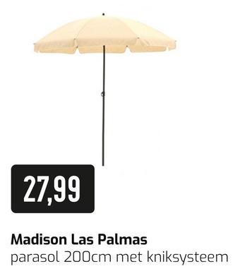 Kees Smit Madison Las Palmas parasol aanbieding