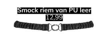 MS Mode Smock riem van PU leer aanbieding