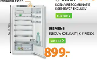 Expert SIEMENS Inbouw koelkast | KI41REDD0 aanbieding