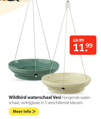 Pets Place Wildbird waterschaal Vesi aanbieding