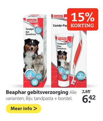 Pets Place Beaphar gebitsverzorging aanbieding
