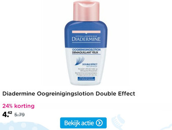 Plein.nl Diadermine Oogreinigingslotion aanbieding