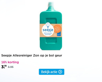 Plein.nl Seepje Allesreiniger Zon op je bol aanbieding