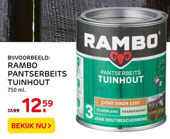 Praxis RAMBO PANTSERBEITS TUINHOUT aanbieding