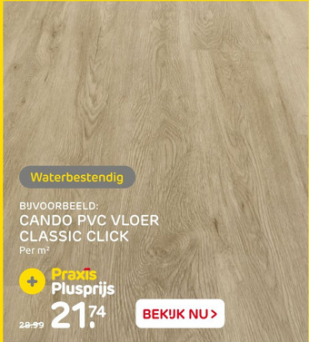 Praxis CANDO PVC VLOER CLASSIC CLICK aanbieding