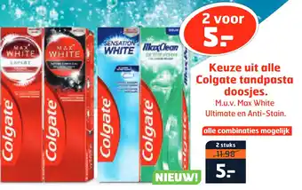 Trekpleister Keuze uit alle colgate tandpasta aanbieding