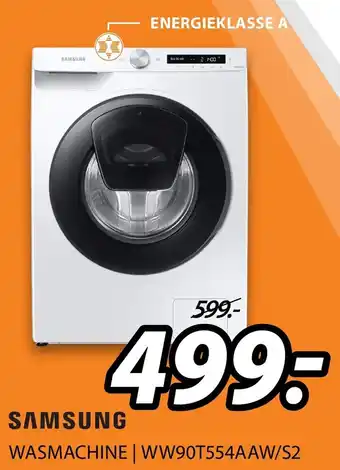 Expert SAMSUNG Wasmachine | WW90T554AAW/S2 aanbieding