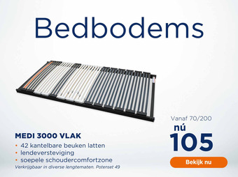 TotaalBED Medi 300O Vlak aanbieding