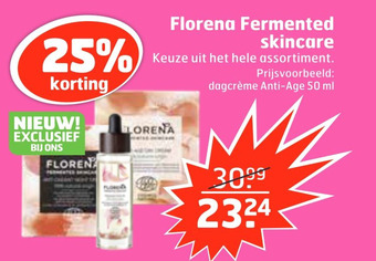 Trekpleister Florena Fermented skincare aanbieding