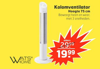 Trekpleister Kolomventilator aanbieding