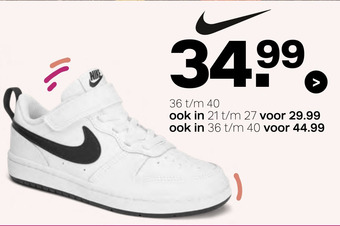 vanHaren Nike wit aanbieding