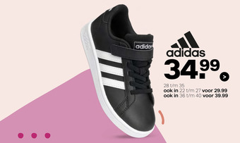 vanHaren Adidas zwart aanbieding