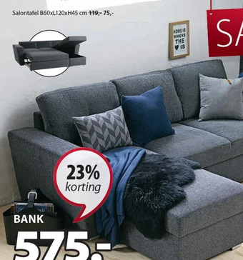 Jysk Bank aanbieding