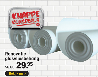 Hubo Renovatie glasvliesbehang aanbieding