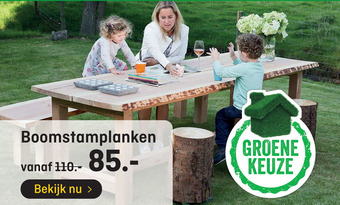 Hubo Boomstamplanken aanbieding