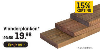 Hubo Vlonderplanken aanbieding