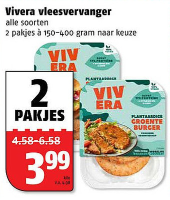 Poiesz Vivera vleesvervanger aanbieding