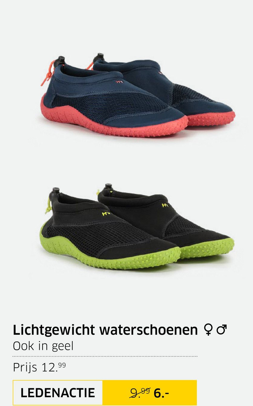 Lichtgewicht waterschoenen aanbieding bij ANWB